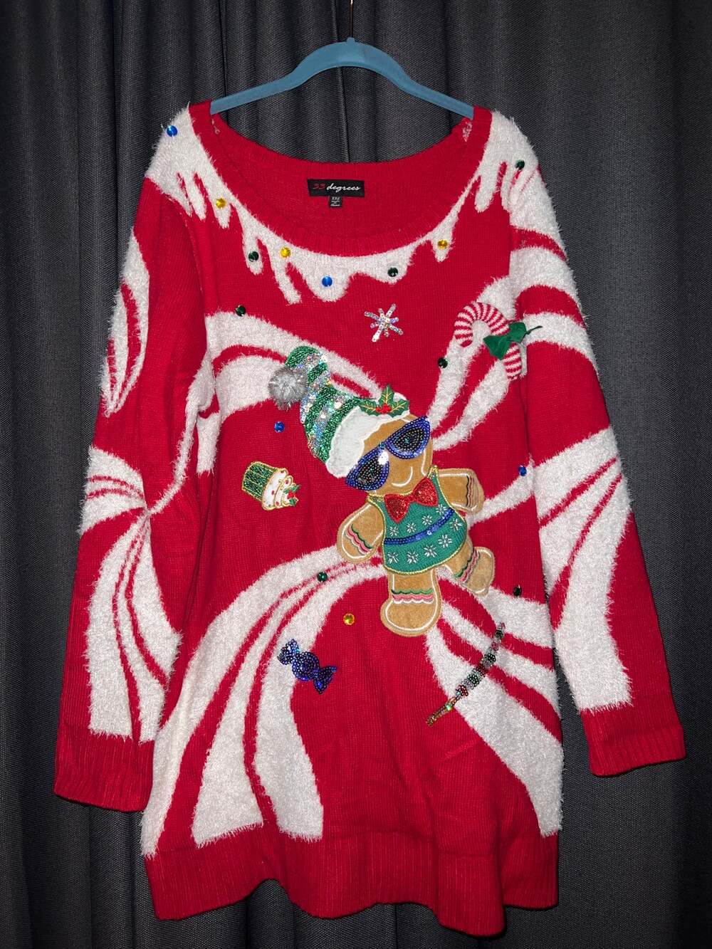 Ugly Christmas Sweater Xmas Size XXL